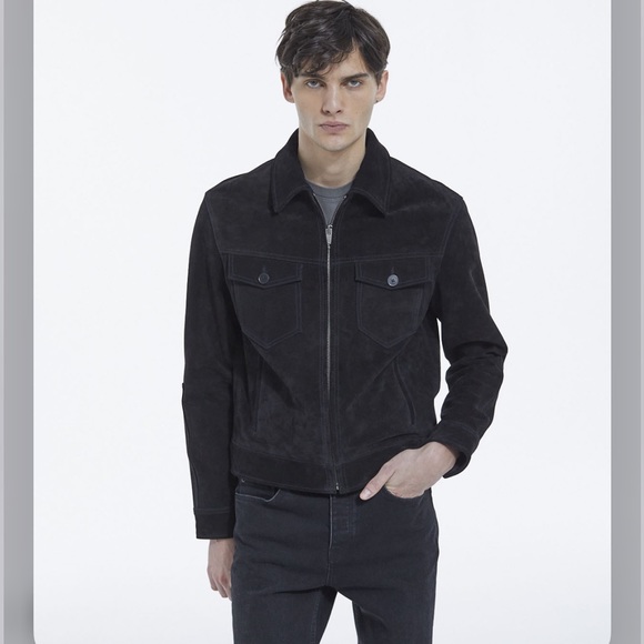 The Kooples SUEDE JACKET - Picture 1 of 7